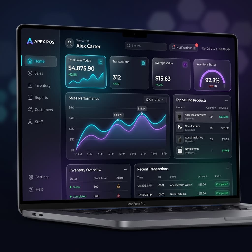 POS Dashboard Preview